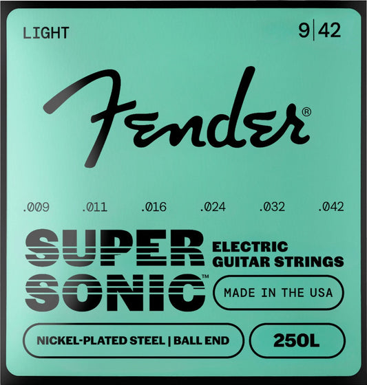 SuperSonicTM 250 Nickel-Plated Steel Guitar Strings (3-Pack)
