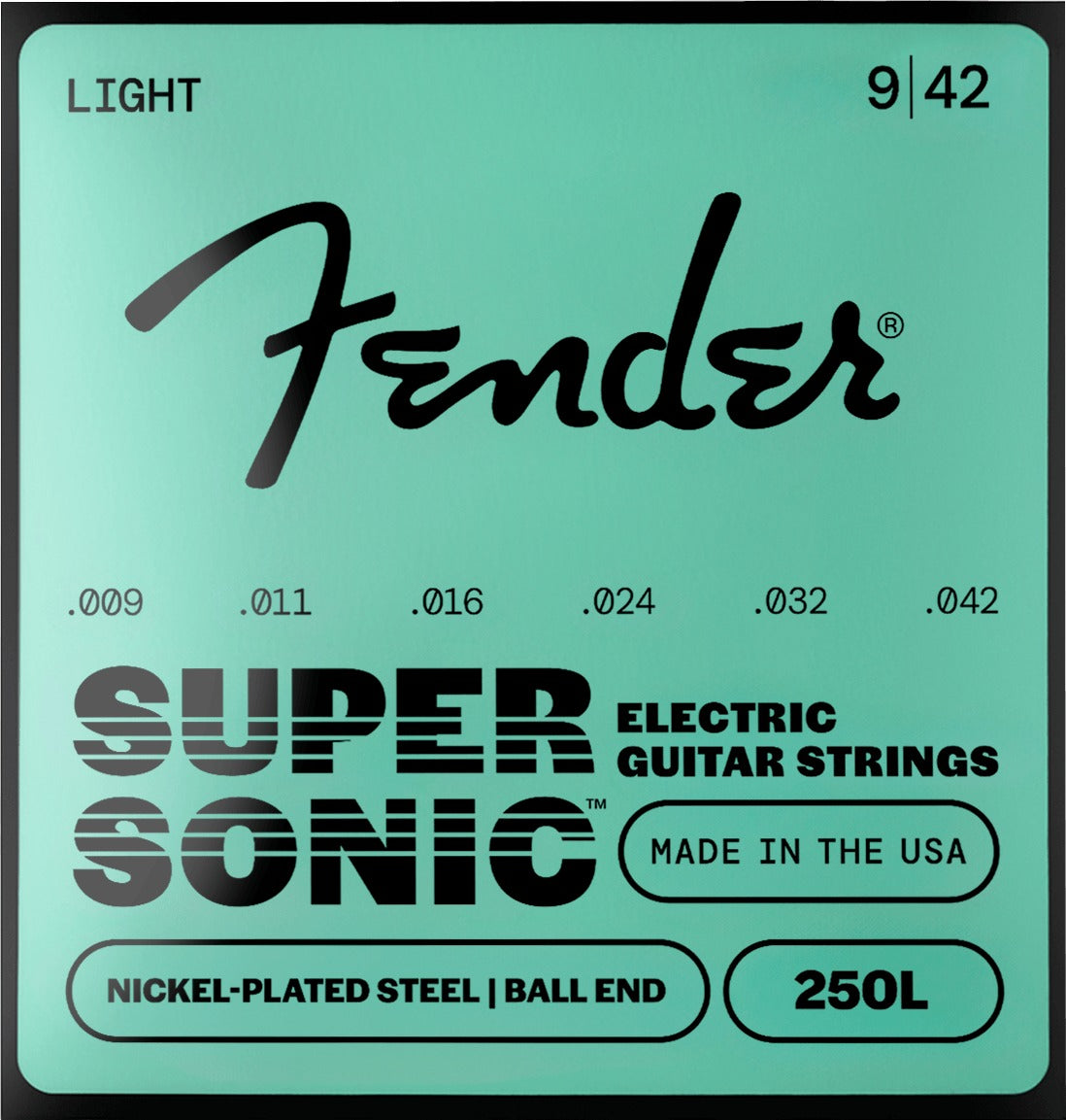 SuperSonicTM 250 Nickel-Plated Steel Guitar Strings (3-Pack)