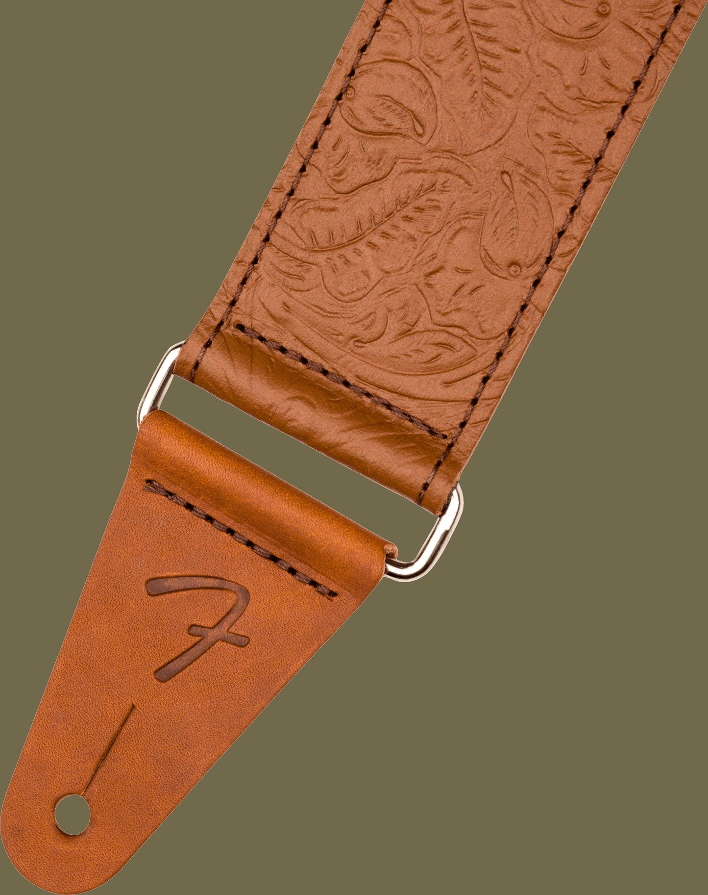 Tooled Leather Guitar Straps