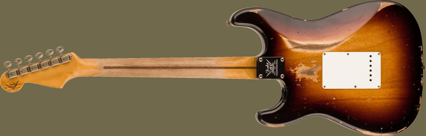 Limited Edition 70th Anniversary 1954 Stratocaster® Heavy Relic®, 1-Piece Quartersawn Maple Neck Fingerboard, Wide-Fade 2-Color Sunburst