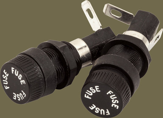 Pure Vintage Fuse Holders and Caps, (2)