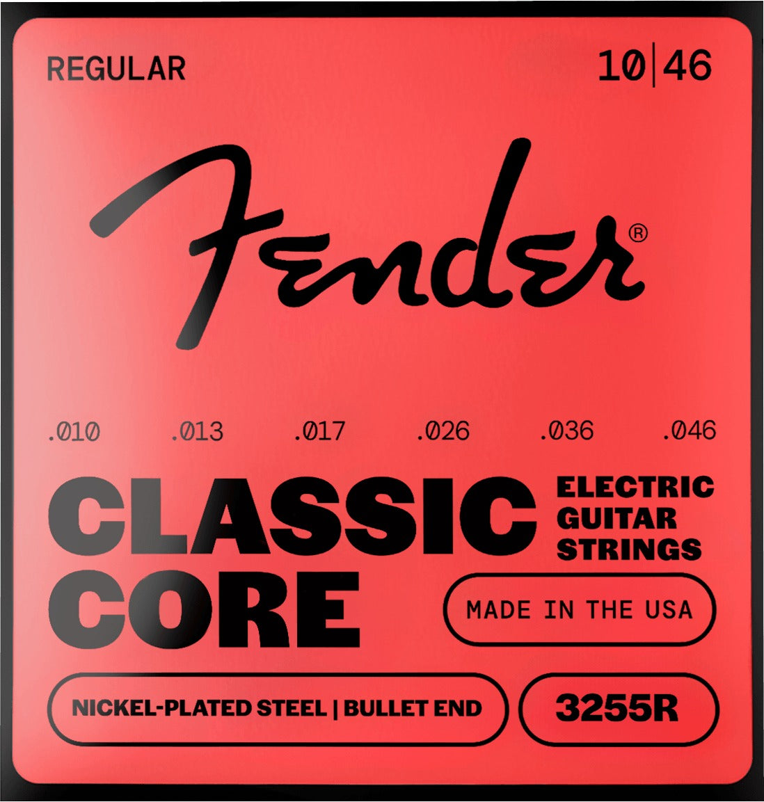 Classic Core BulletsTM 3255 Nickel-Plated Steel Guitar Strings