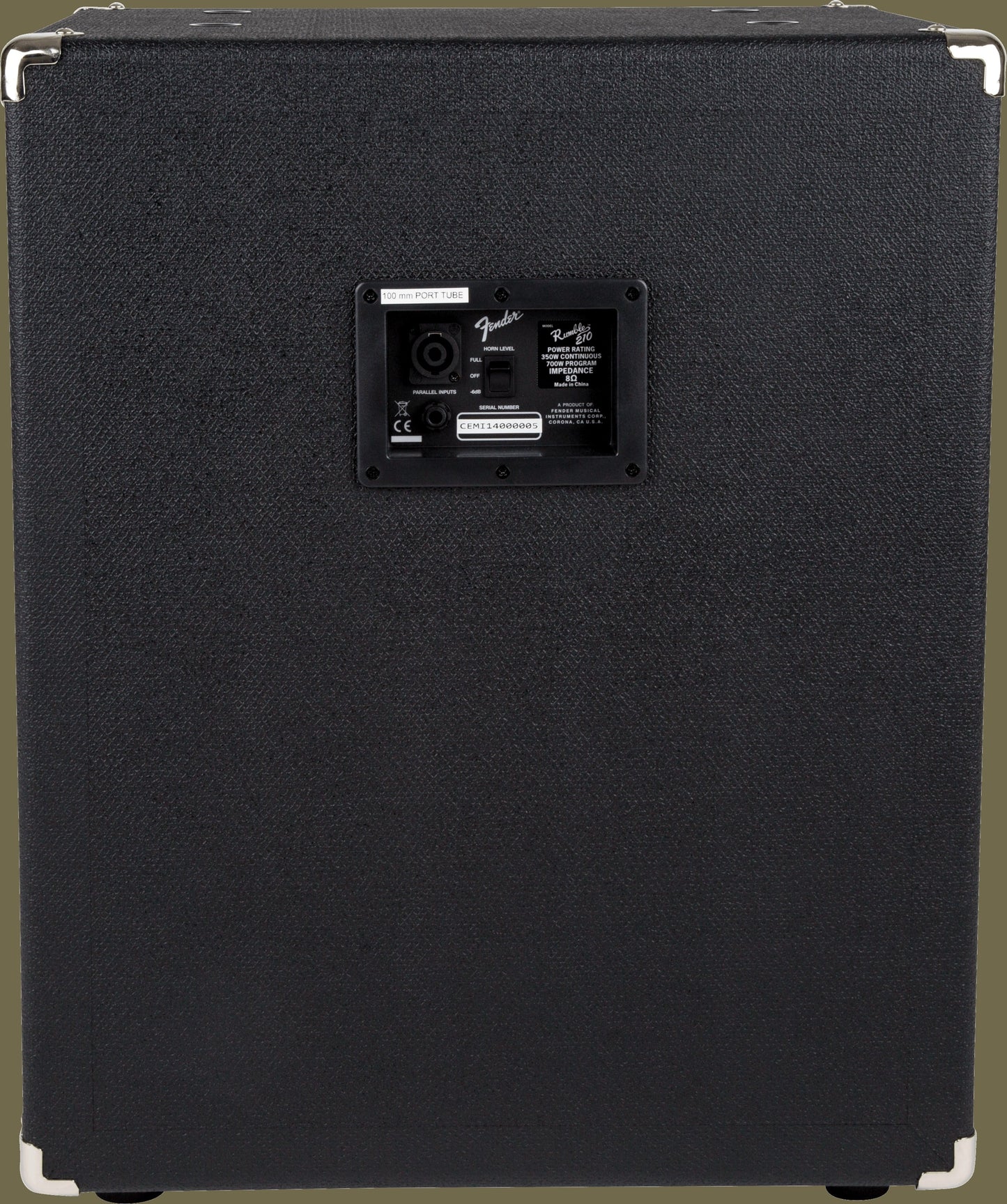 RumbleTM 210 Cabinet, Black