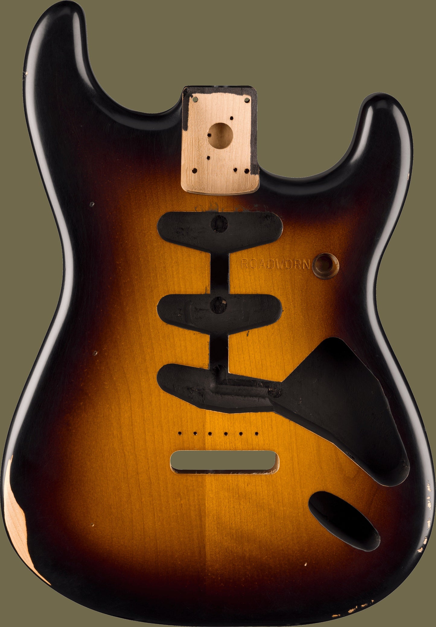 Road Worn® 50's Stratocaster® SSS Alder Body, 2-Tone Sunburst