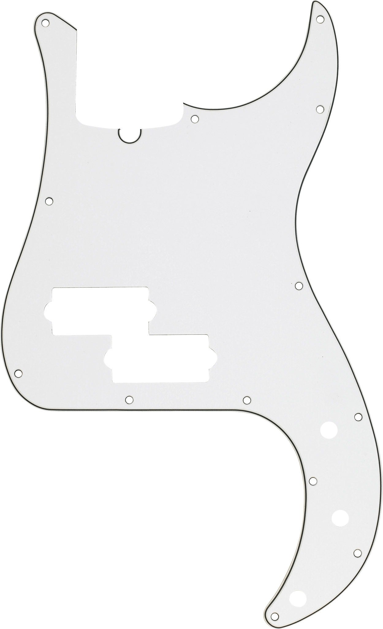 13-Hole Multi-Ply Modern-Style Precision Bass Pickguards