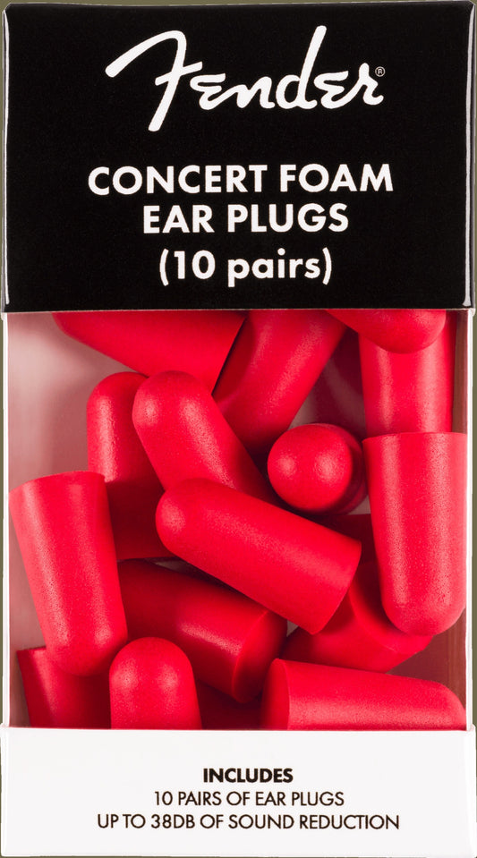 Concert Foam Ear Plugs - 10 Pairs