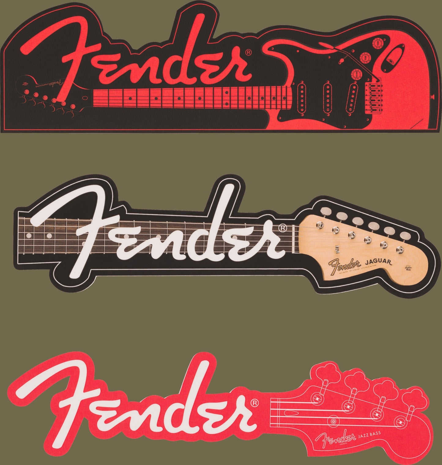 Fender® Bookmarks, Set of 3