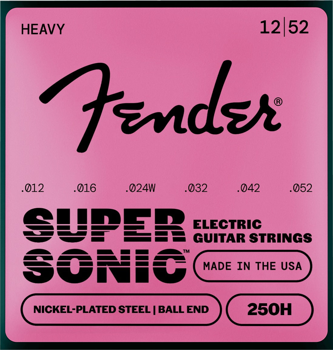 SuperSonicTM 250 Nickel-Plated Steel Guitar Strings