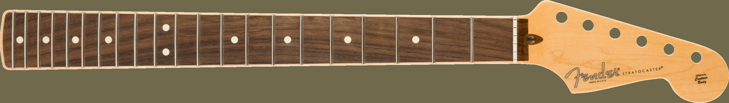American Channel Bound Stratocaster® Neck, 21 Medium Jumbo Frets - Rosewood