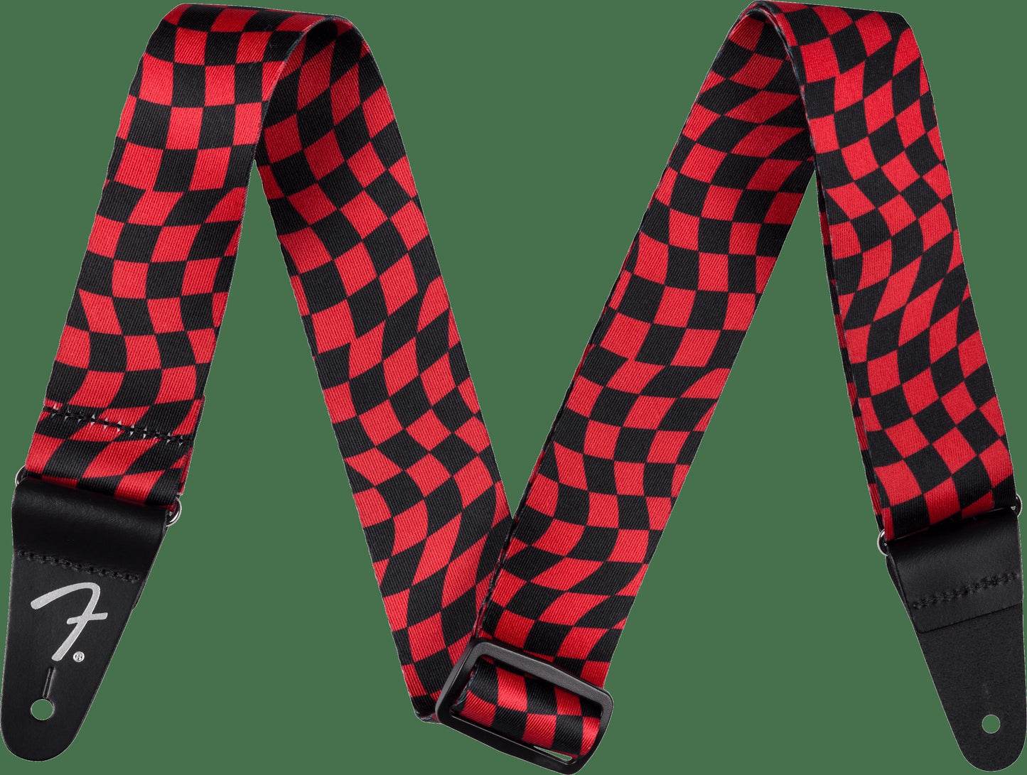 Wavy Checkerboard Polyester Strap