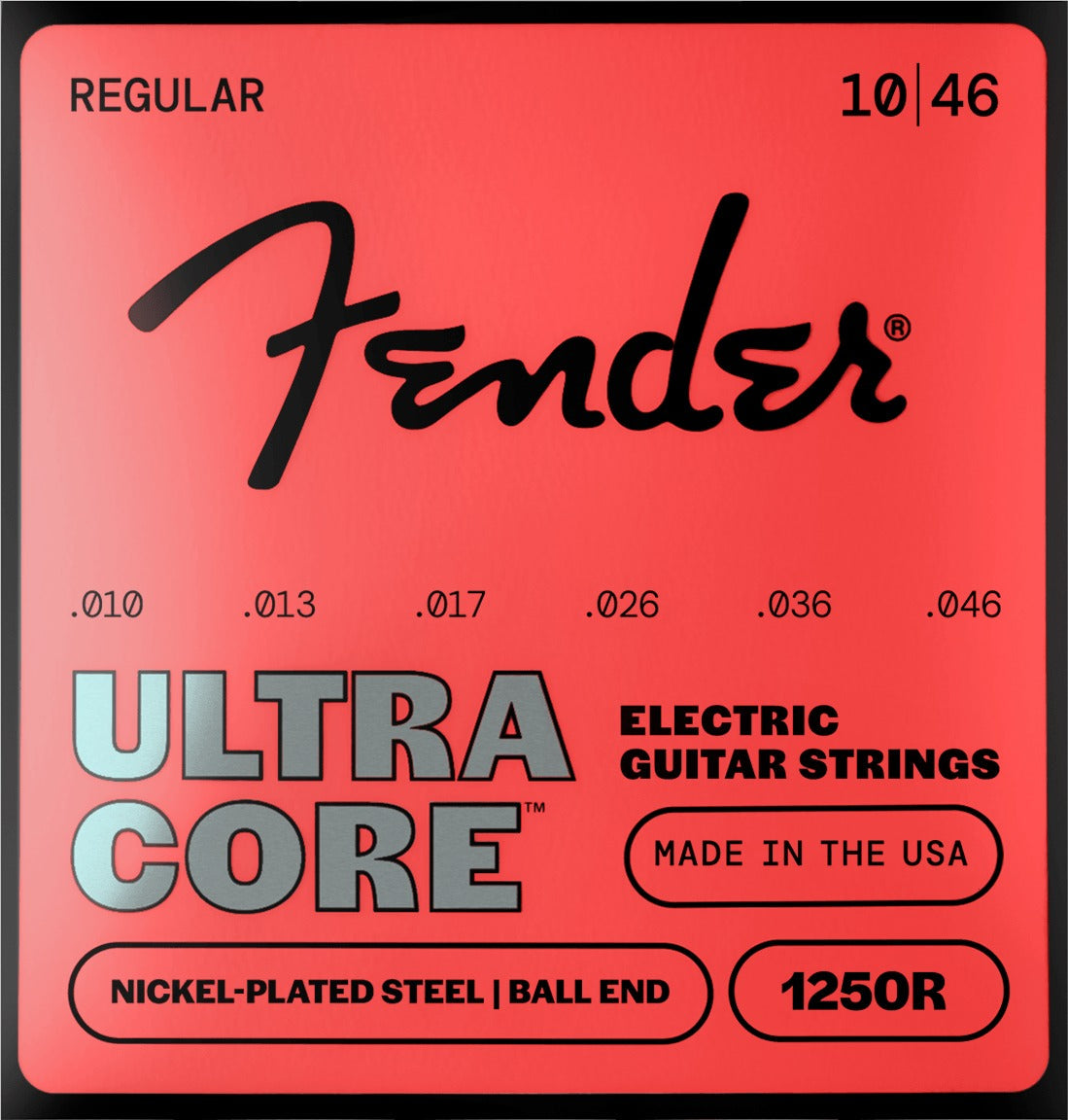 UltraCoreTM 1250 Nickel-Plated Steel Guitar Strings