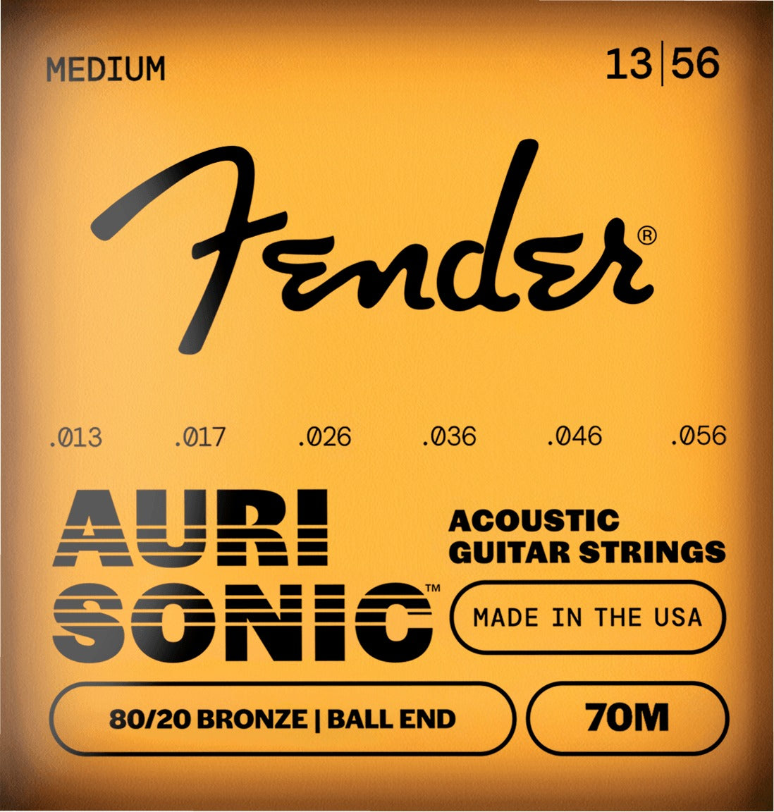 AuriSonicTM 70 80/20 Bronze Acoustic Guitar Strings