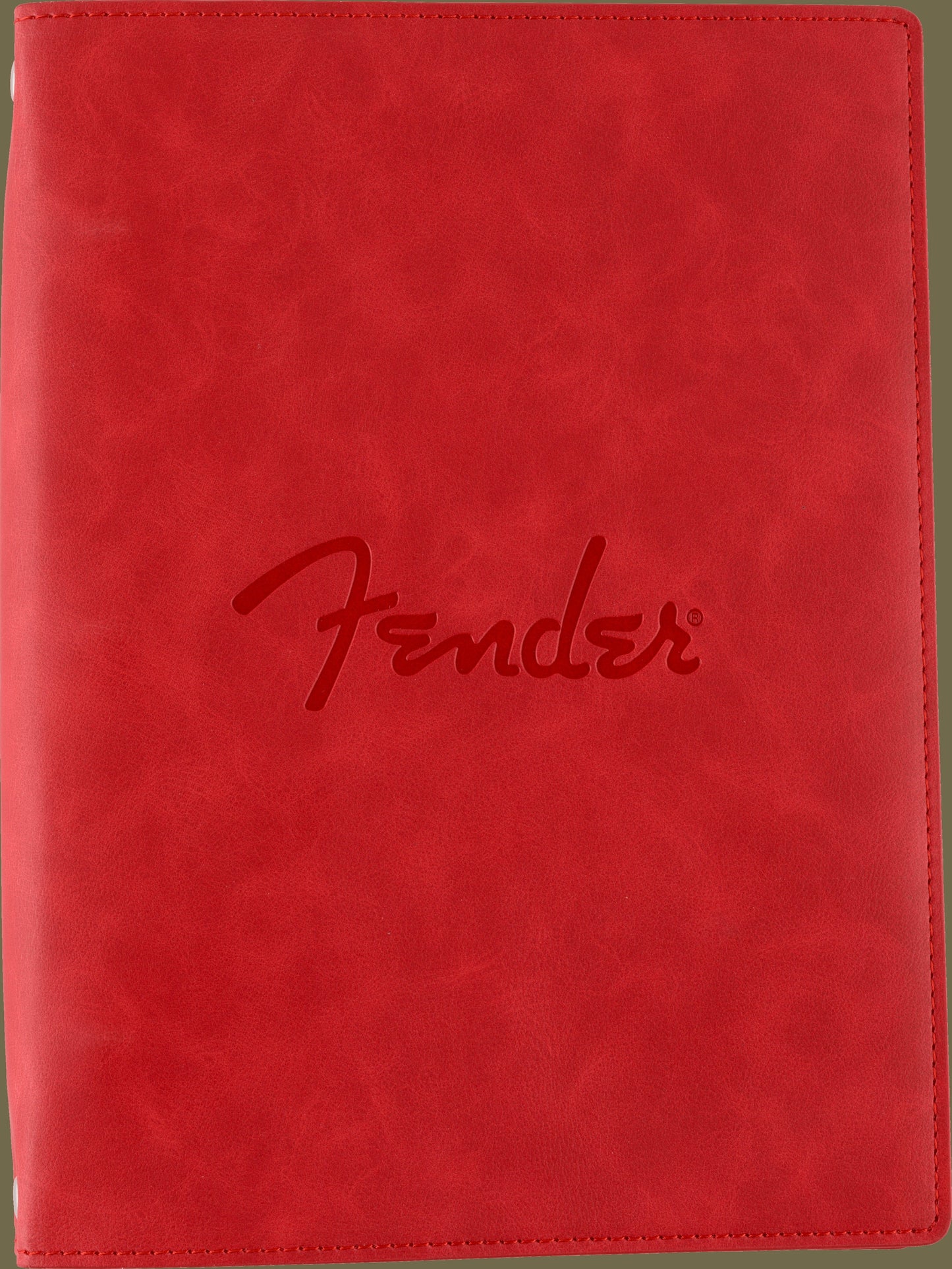 FenderTM Vegan Leather Music Note Book