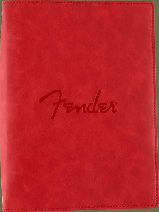 FenderTM Vegan Leather Music Note Book