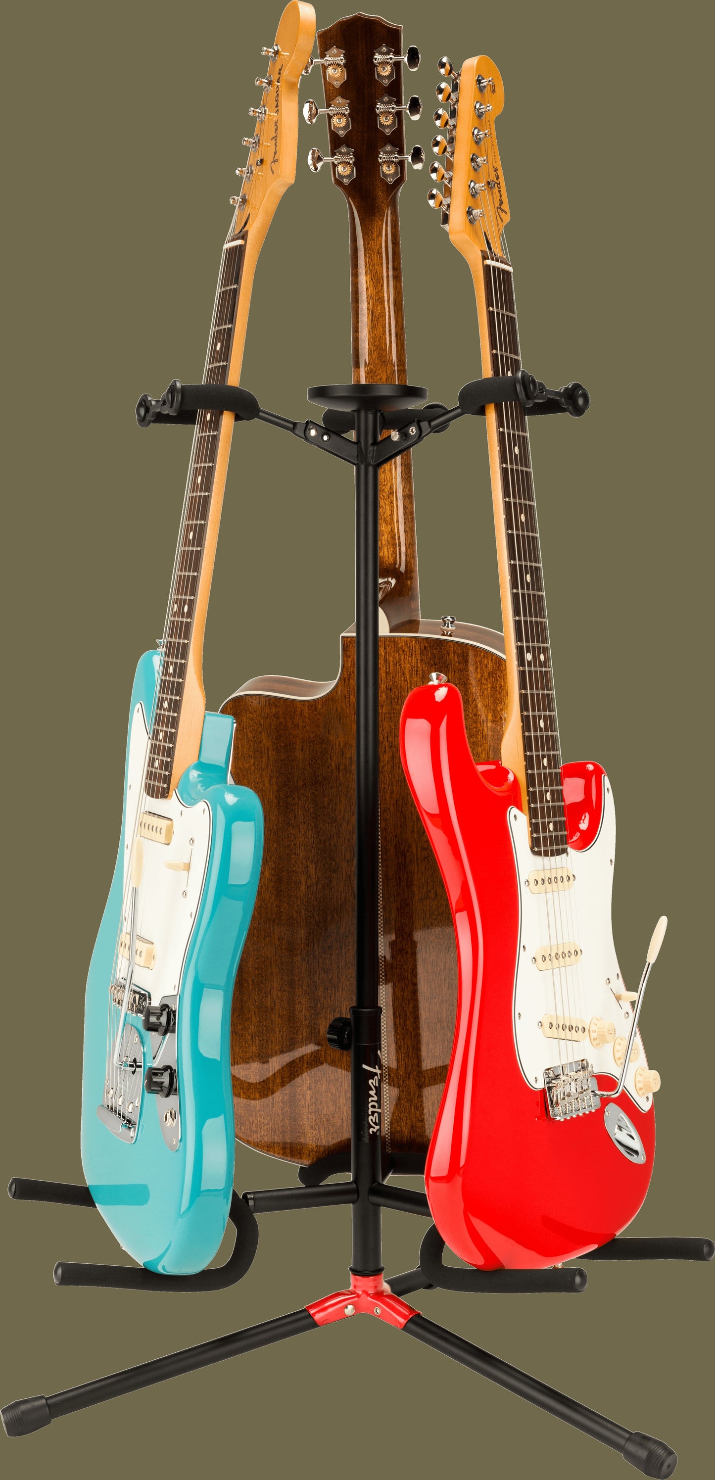 Adjustable Triple Cradle Guitar Stand