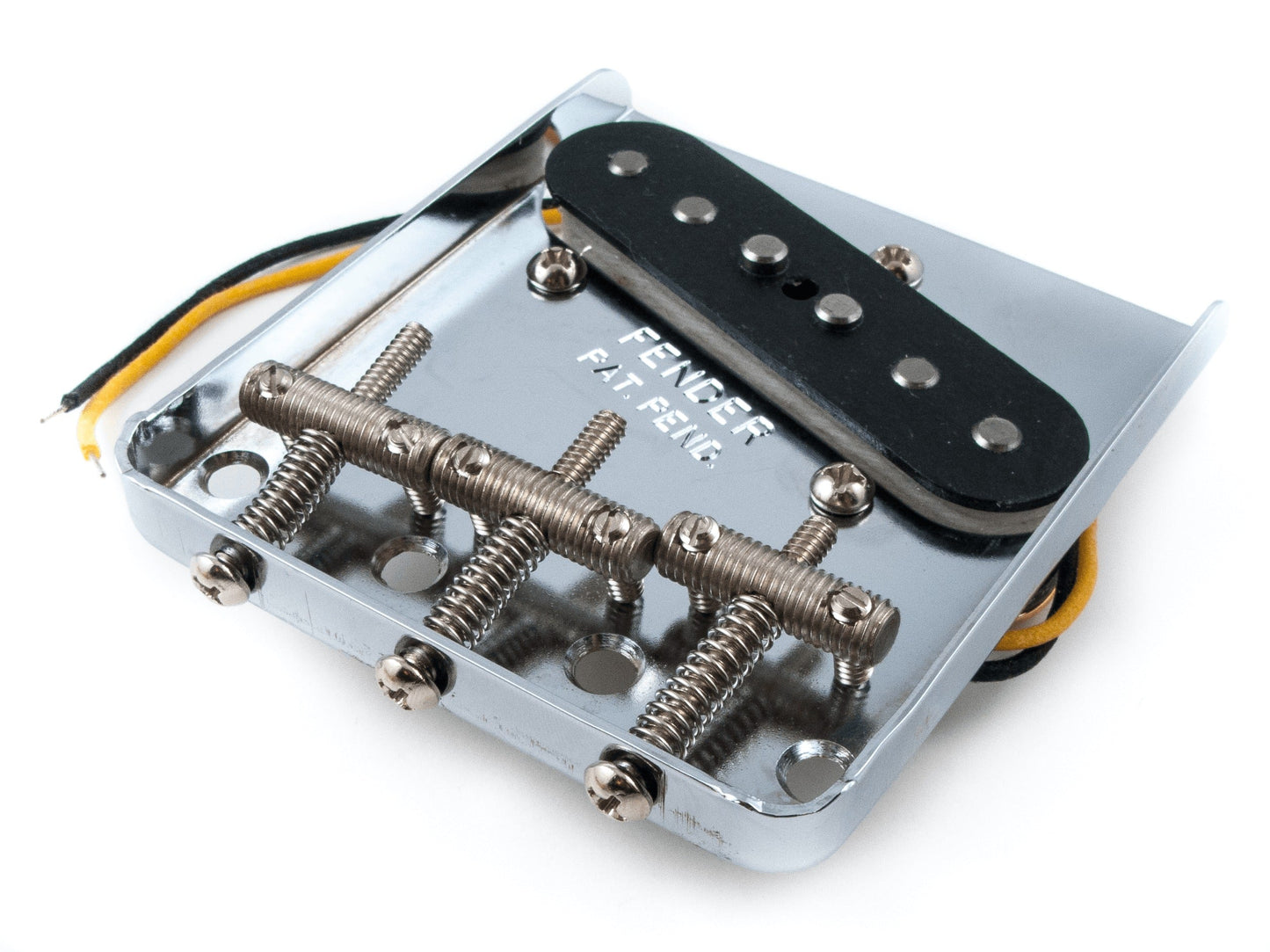 '62 Tele® Custom Bridge Assembly with Pickup, Threaded Steel Saddles