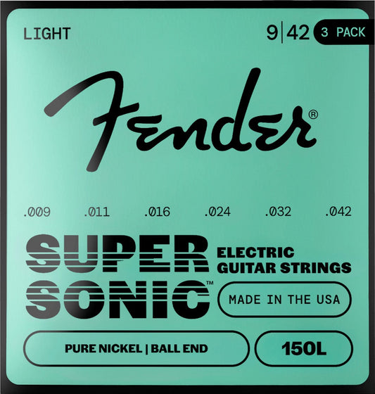 SuperSonicTM 150 Pure Nickel Guitar Strings (3-Pack)