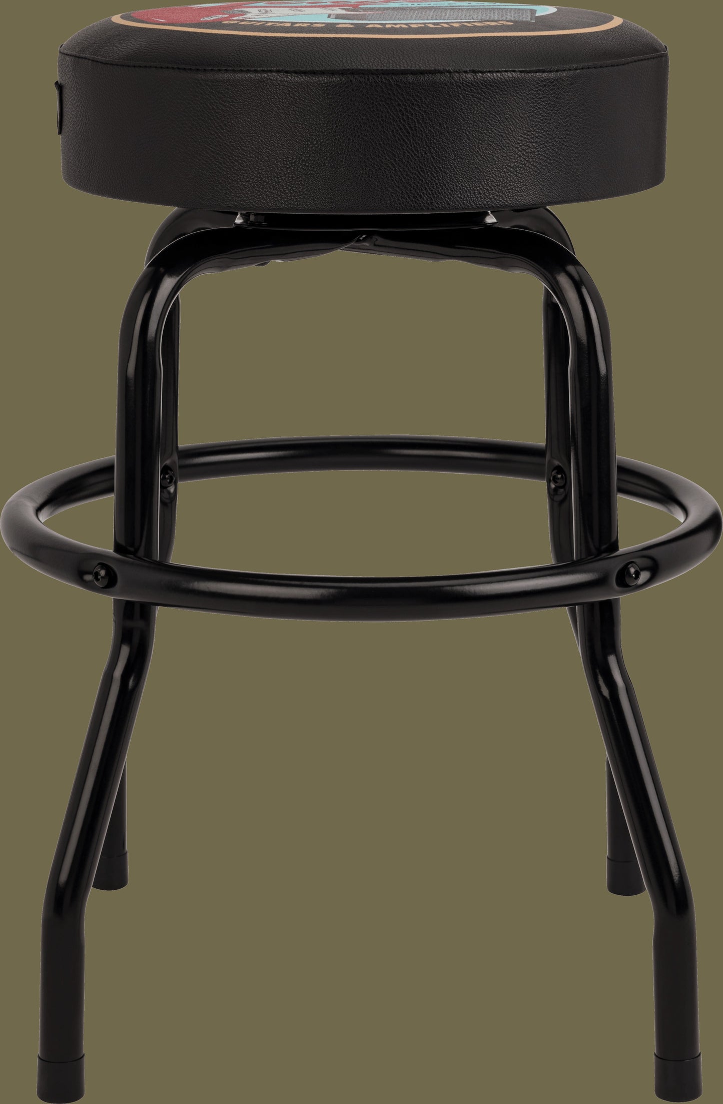 Fender® Guitars & Amps Pick Pouch Barstool, Black