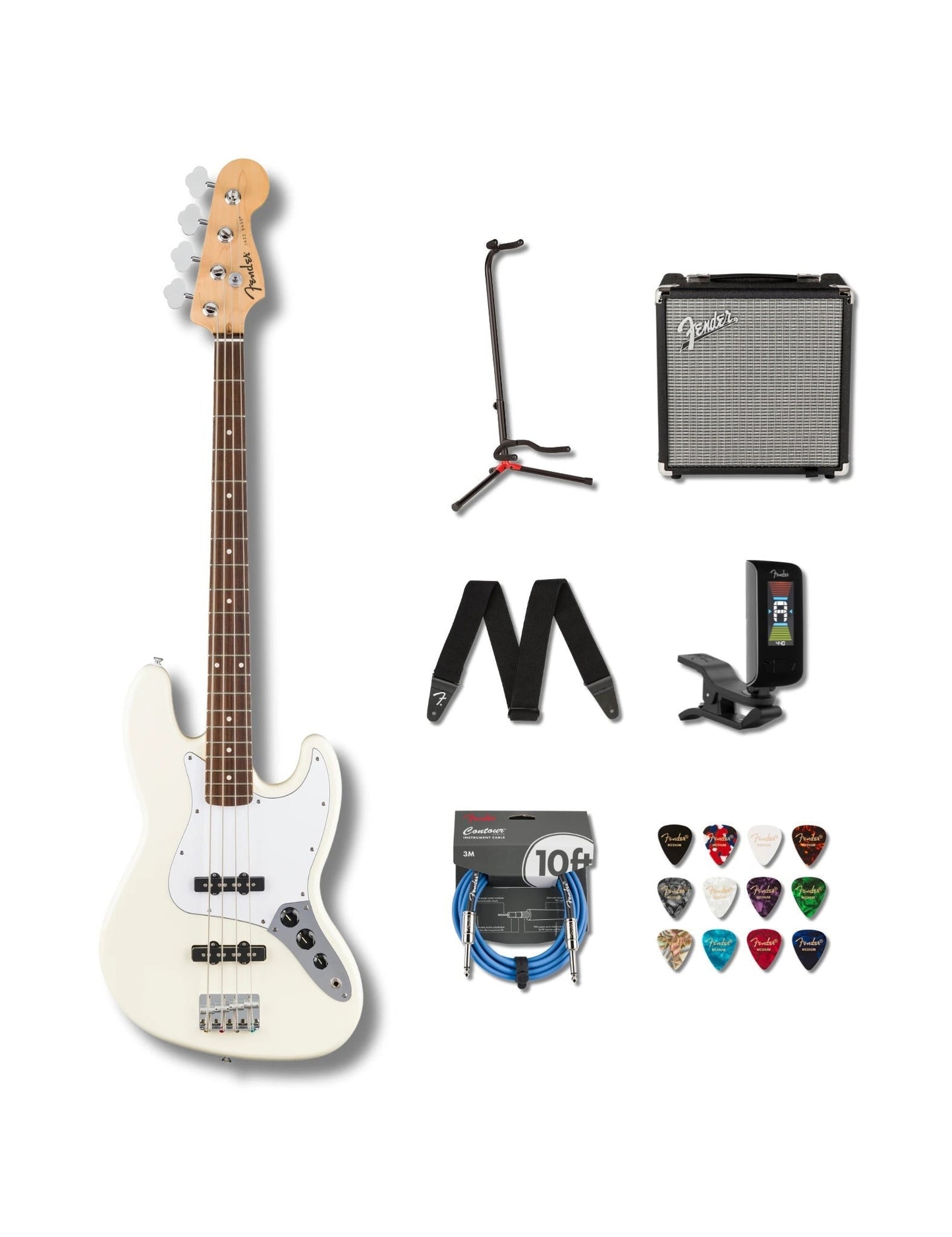 Standard Jazz Bass Beginner's Bundle
