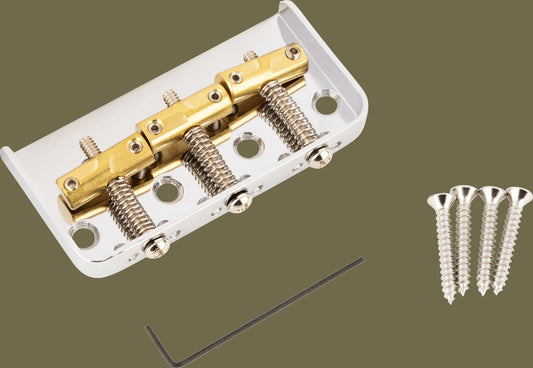 3-Saddle Custom "Cut-Off" Vintage-Style Tele® Bridge with Compensated Brass Saddles