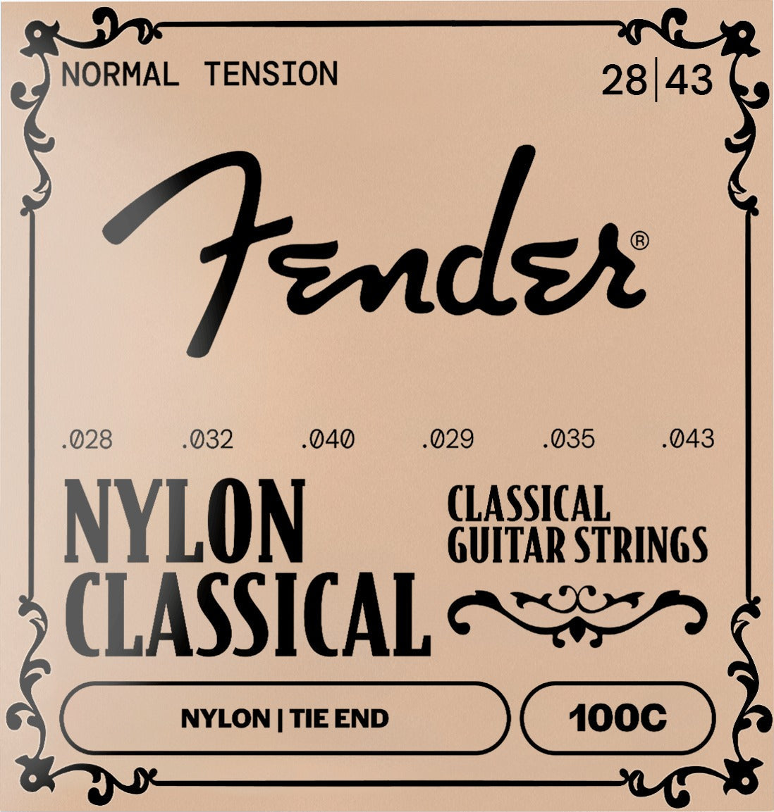 100C Nylon Classical Guitar Strings