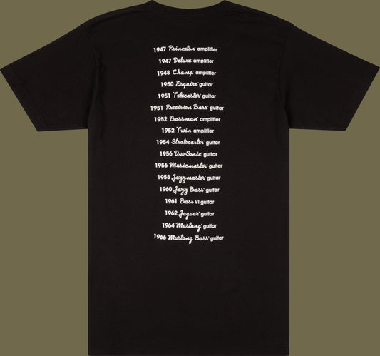 Fender® Logo Dateback T-Shirt