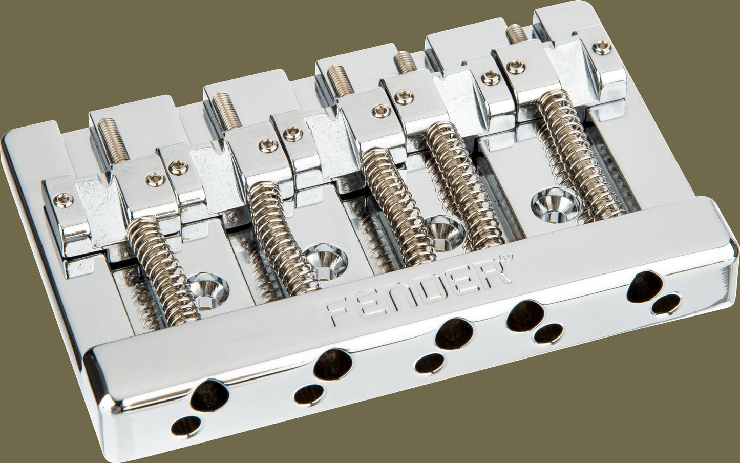 Fender® HiMassTM 5-String Bass Narrow Bridge Assembly With Brass Saddles