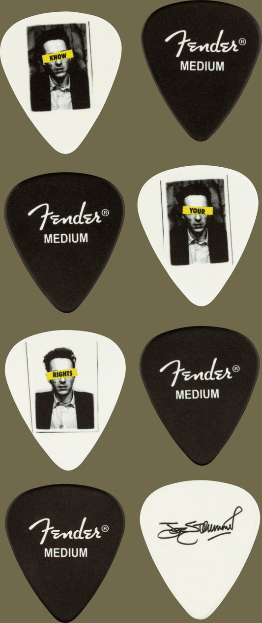 Joe Strummer Pick Tin, Medium - 8 Pack