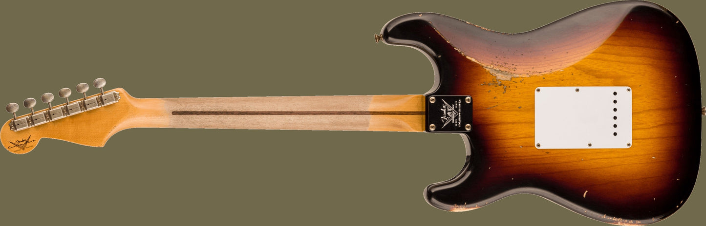 Limited Edition 70th Anniversary 1954 Stratocaster® Relic®, 1-Piece Quartersawn Maple Neck Fingerboard, Wide-Fade 2-Color Sunburst