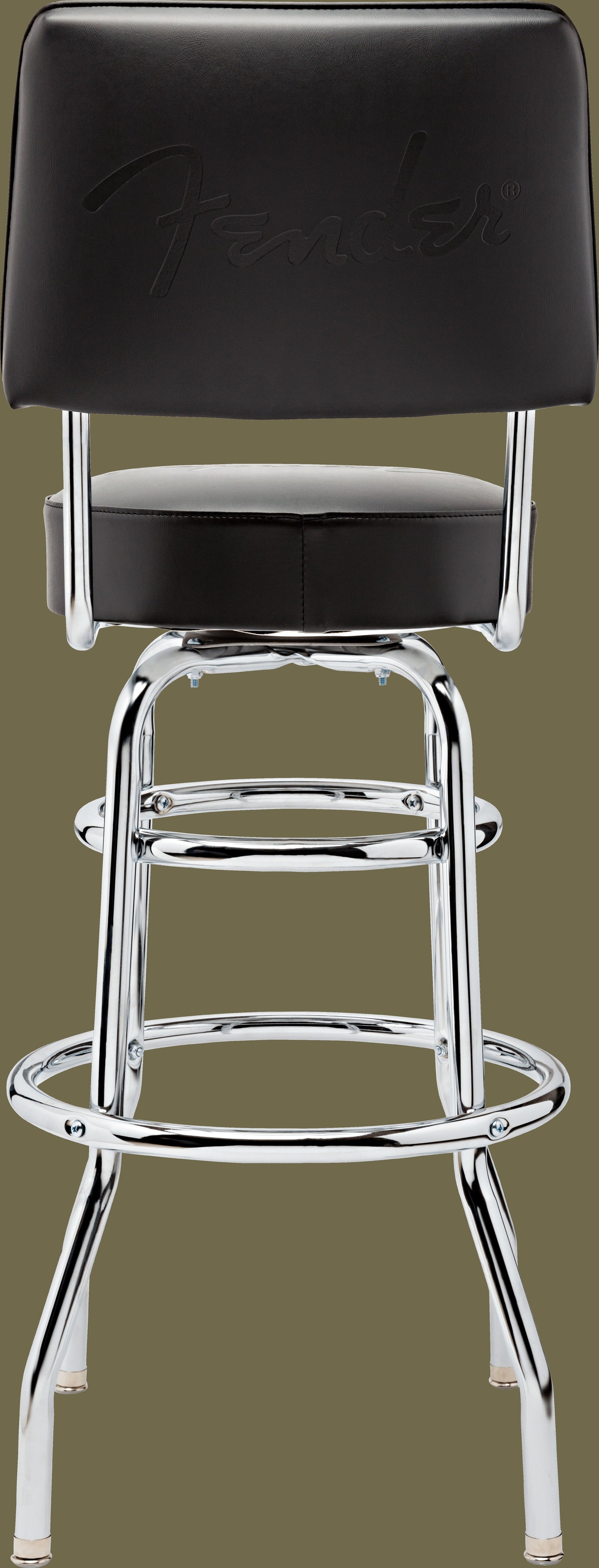 Fender® Blackout Backrest Barstool, 30"