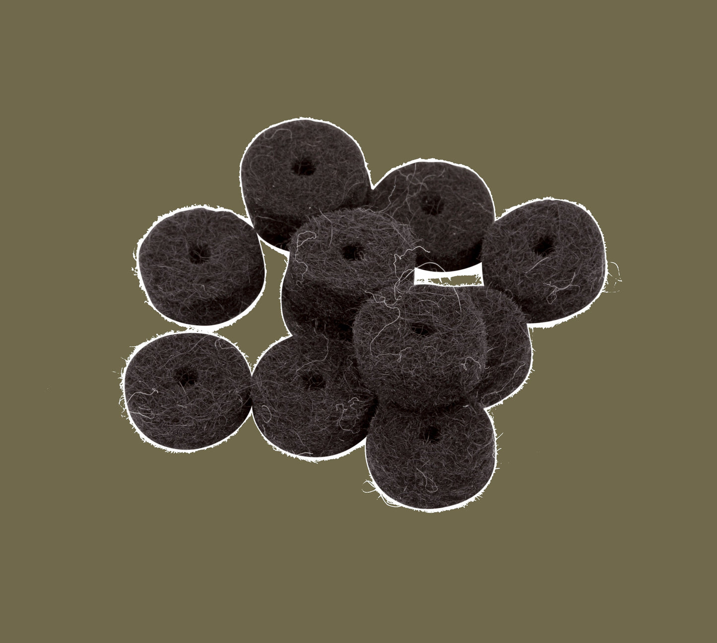 Strap Button Felt Washers