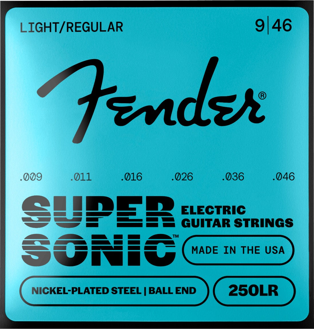 SuperSonicTM 250 Nickel-Plated Steel Guitar Strings