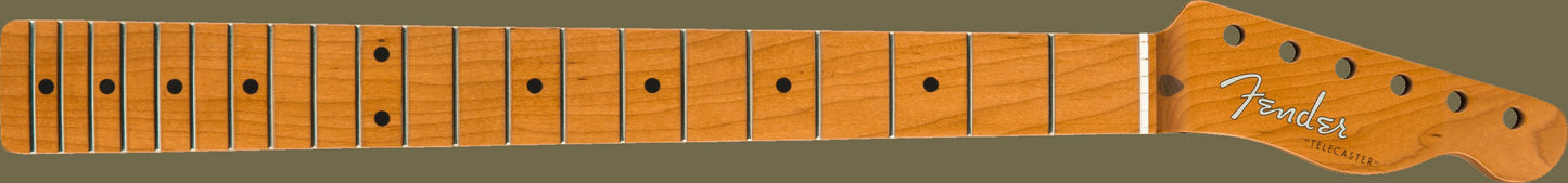 Roasted Maple Vintera® Mod '50's Telecaster® Neck, 21 Medium Jumbo Frets, 9.5", "V" Shape