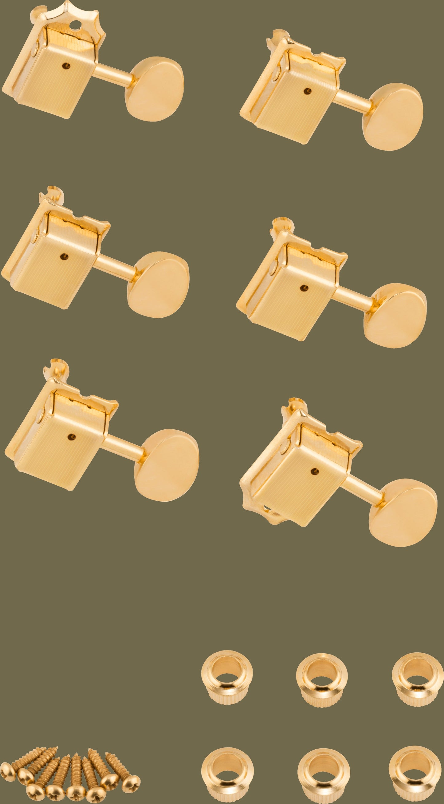 Vintage-Style Stratocaster®/Telecaster® Tuning Machine Set