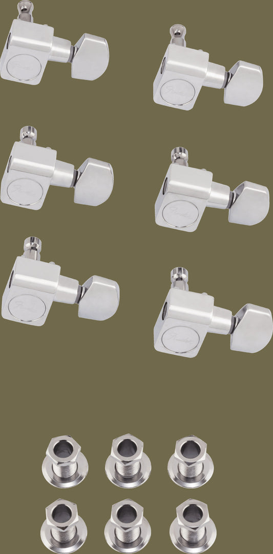 American Pro Staggered Stratocaster®/Telecaster® Tuning Machine Sets