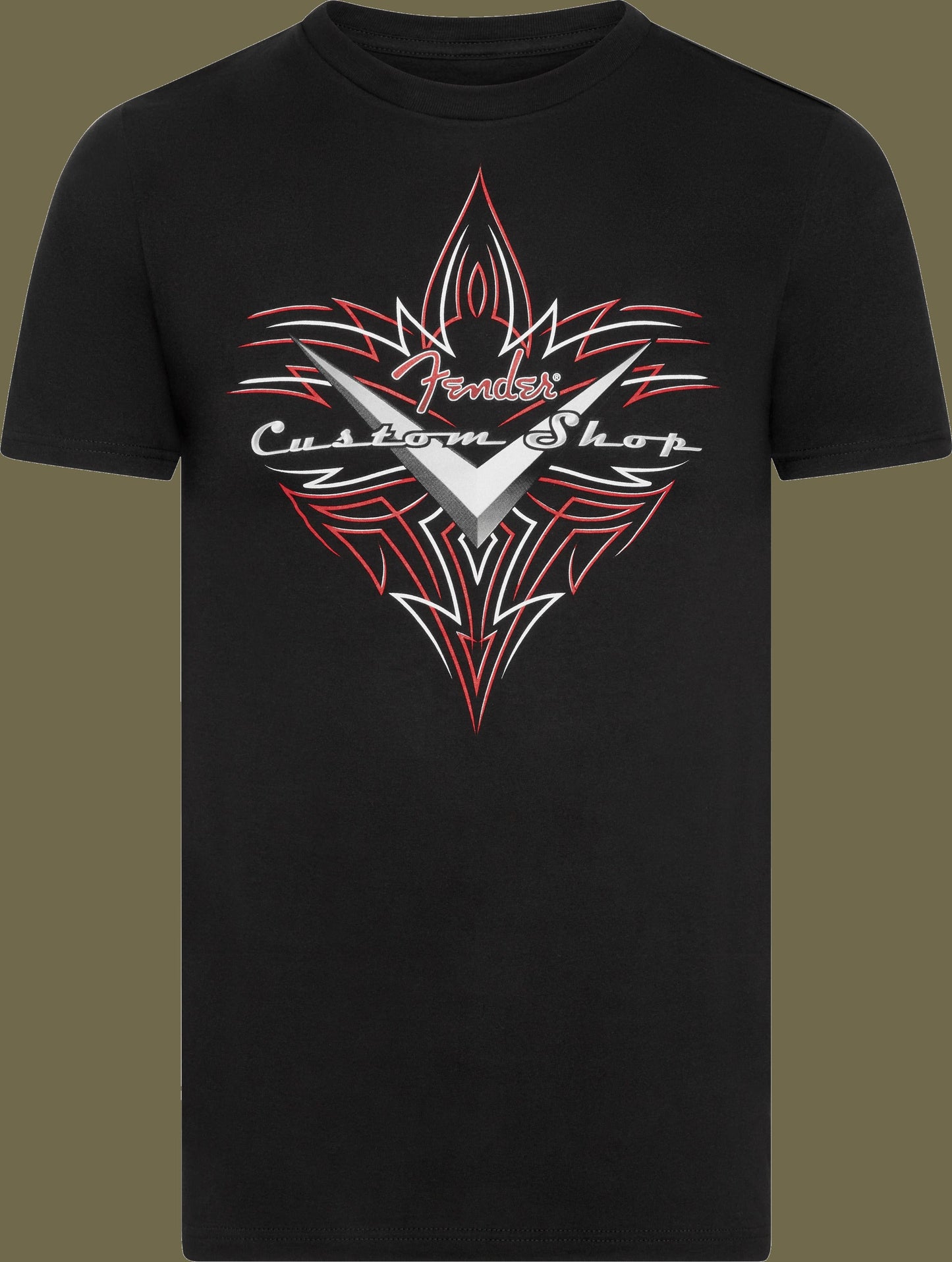 Fender® Custom Shop Pinstripe T-Shirt, Black