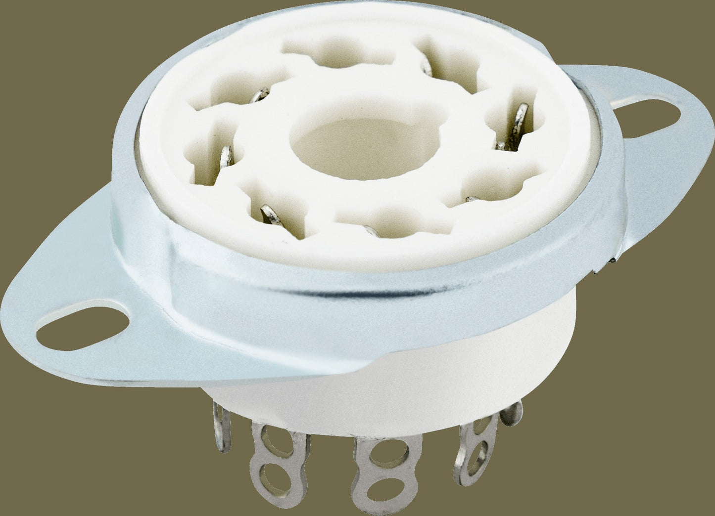 Pure Vintage Octal Tube 8-Pin Socket