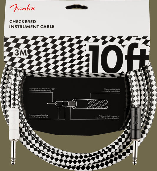 Pro 10' Checkboard Instrument Cable