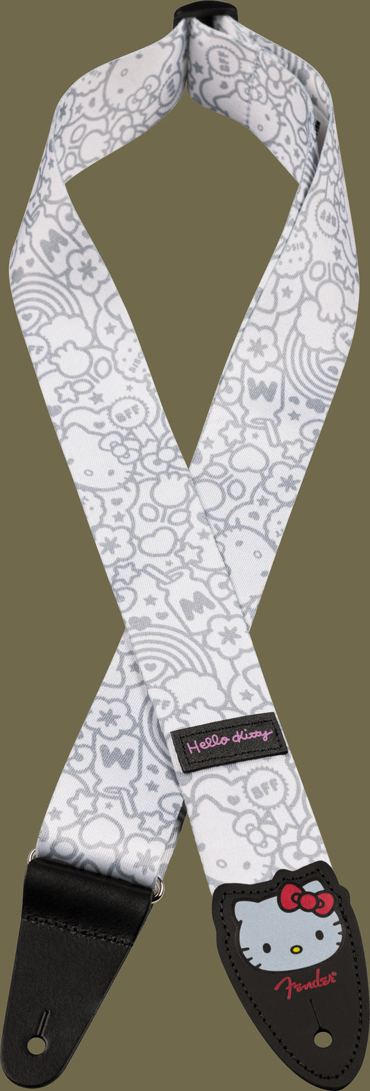 Fender® x Hello Kitty® White Poly Strap