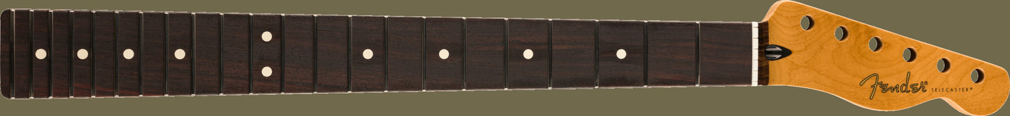 Satin Roasted Maple Fat Telecaster® Neck, 22 Medium Jumbo Frets, 9.5", U Shape