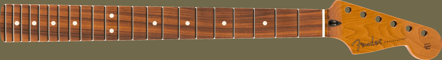 Roasted Maple Stratocaster® Neck, 22 Jumbo Frets, 12", Flat Oval Shape