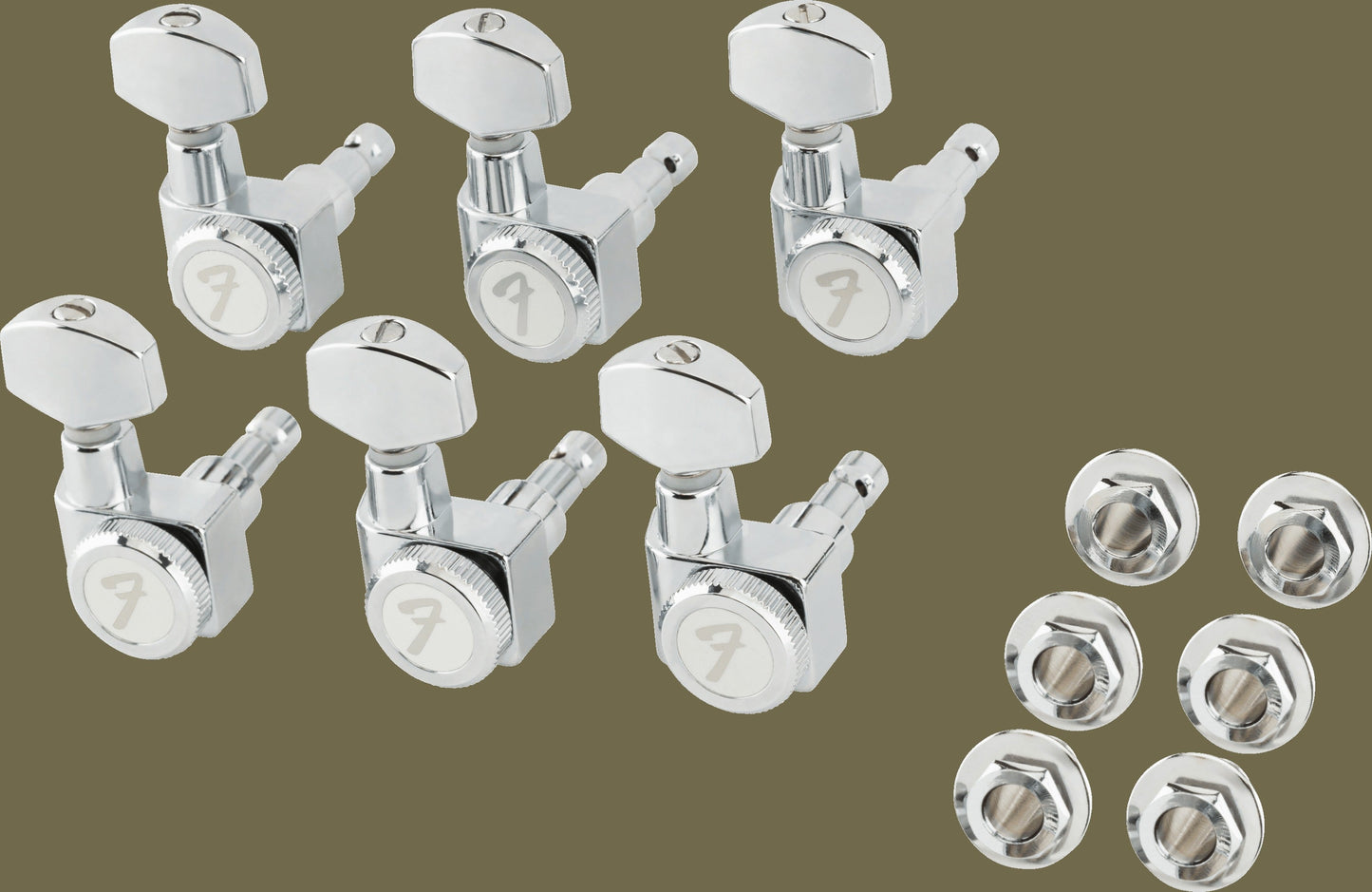 Locking Stratocaster®/Telecaster® All Short Post Tuning Machine Set