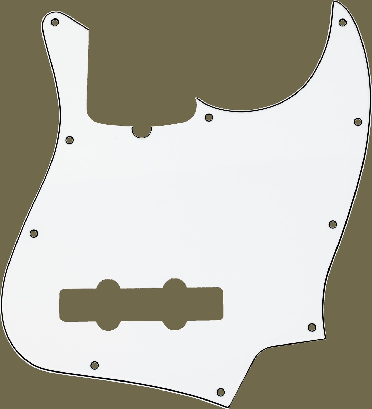 10-Hole Contemporary Jazz Bass Pickguards