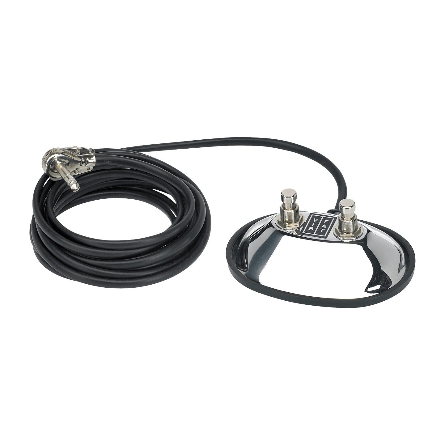 2-Button Vintage-Style Footswitch: Vibrato-Fat (1/4" Jack)