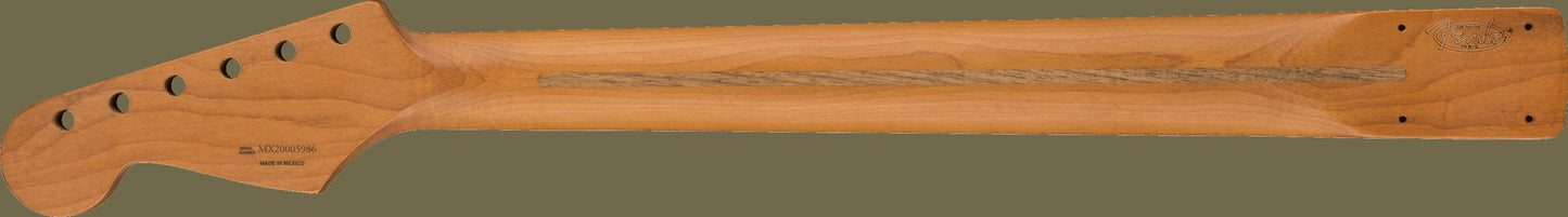 Roasted Maple Vintera® Mod 50's Stratocaster® Neck, 21 Medium Jumbo Frets, 9.5", "V" Shape