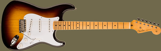 Limited Edition 70th Anniversary 1954 Stratocaster® DLX Closet Classic, 1-Piece Quartersawn Maple Neck Fingerboard, Wide-Fade 2-Color Sunburst