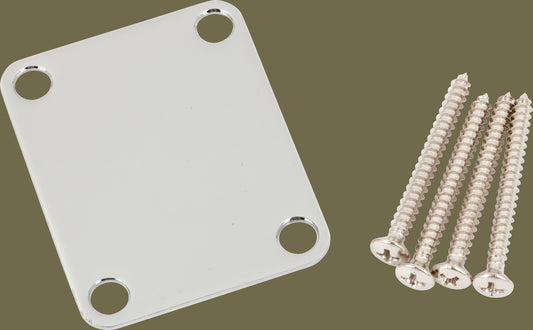 4-Bolt Vintage-Style Neck Plate (No Logo)