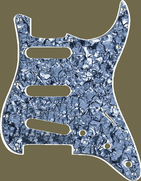 11-Hole Modern-Style Stratocaster S/S/S Pickguards