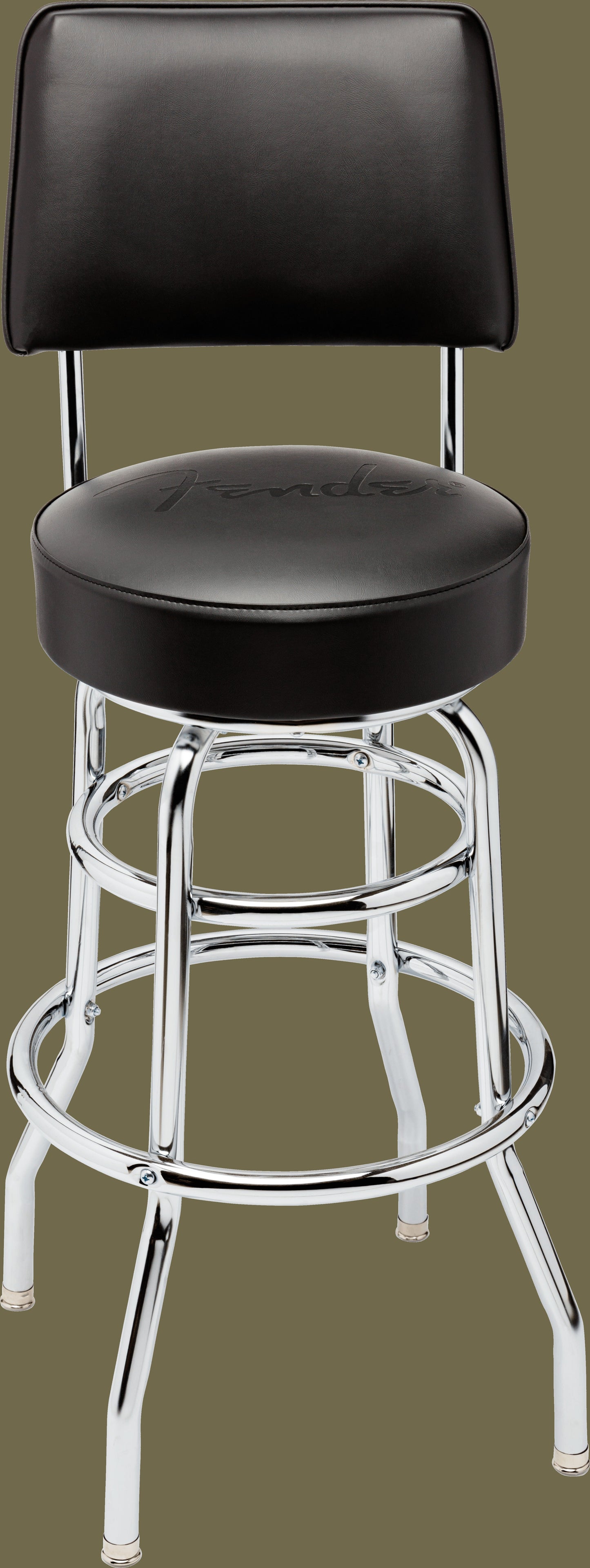 Fender® Blackout Backrest Barstool, 30"