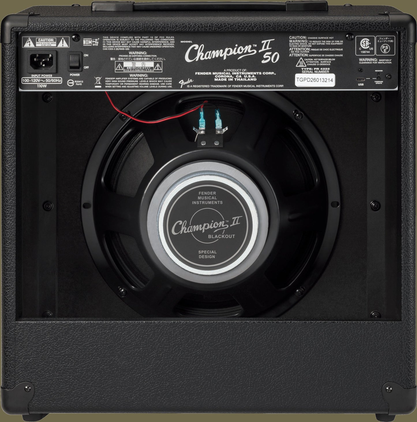 ChampionTM II 50 Blackout